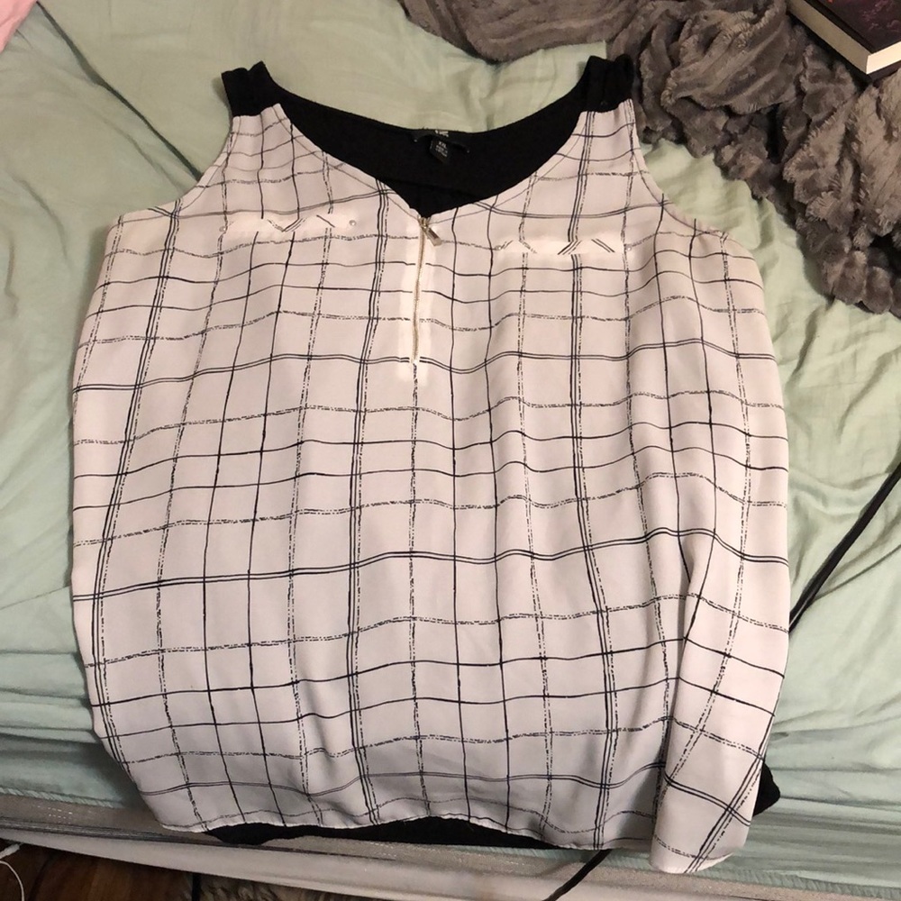 Plaid tank top